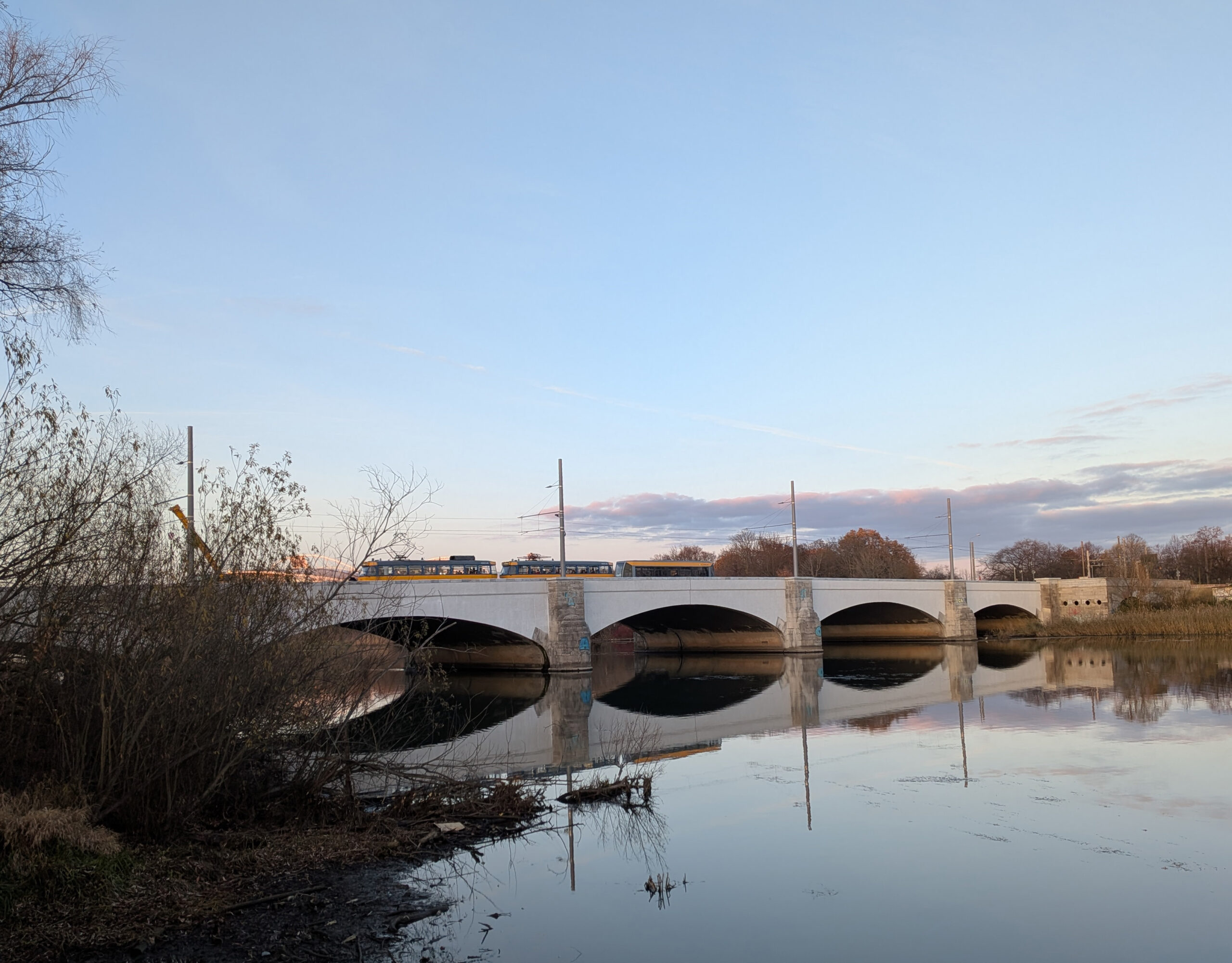 Zeppelinbrücke am 4. Dezember 2025 © Christoph Kaufmann